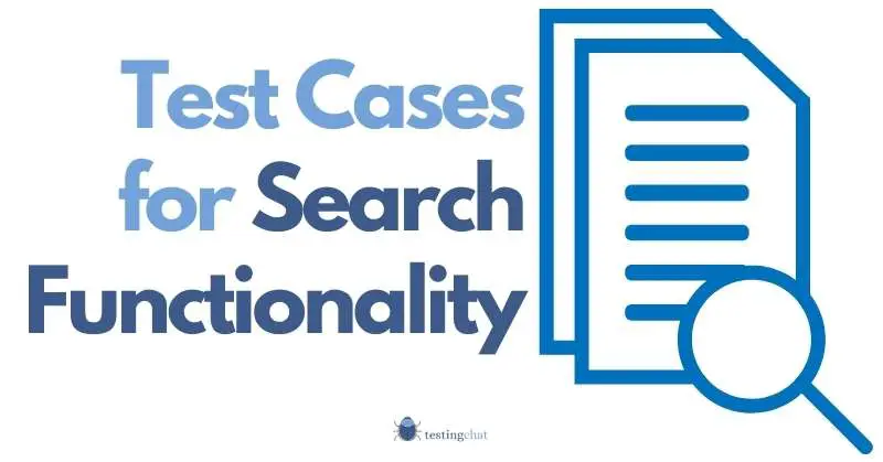 Test cases for search functionality featured image